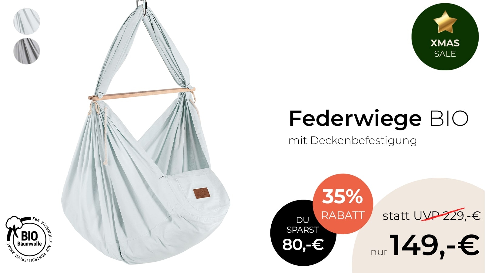 Federwiege-mit-Deckenbefestigung