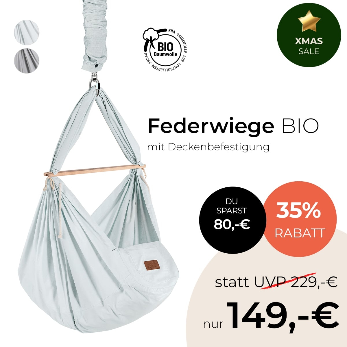 Federwiege-mit-Deckenbefestigung