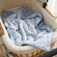Babydecke Musselin Ankerliebe 120x120cm