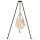 Federwiege mit Tipi Bio Anthrazit Schafwolle
