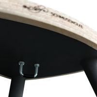Federwiege mit Tipi Bio Grey Anthrazit Schafwolle