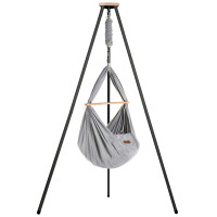 Federwiege mit Tipi Bio Grey Anthrazit Schafwolle