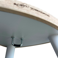 Federwiege mit Tipi und Motor Bio Schafwolle Weiß Motor Weiß