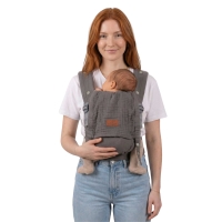 Aurora Silvergrey - Babytrage aus Musselin