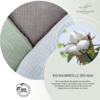 Aurora Silvergrey - Sommertrage aus Musselin