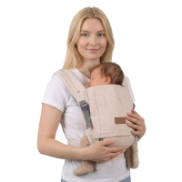 Aurora Sand - Babytrage aus Musselin