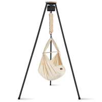 Federwiege mit Tipi und Motor Bio Schafwolle Anthrazit Motor Anthrazit