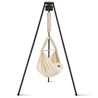 Federwiege mit Tipi und Motor Bio Schafwolle Anthrazit Motor Anthrazit