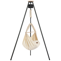 Federwiege mit Tipi und Motor Bio Kunstfaser Anthrazit Motor Anthrazit