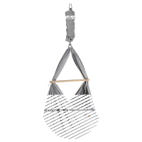 Federwiege mit Tipi und Motor Bio Grey Schafwolle Anthrazit Motor Anthrazit