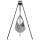 Federwiege mit Tipi und Motor Bio Grey Kunstfaser Anthrazit Motor Anthrazit