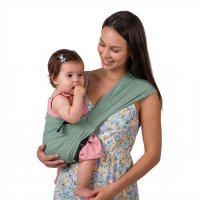 Speedy Eucalyptus - Hüfttrage aus Musselin