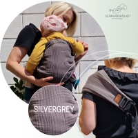 Speedy Silvergrey - Hüfttrage aus Musselin