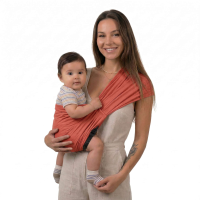 Speedy Terracotta - Hüfttrage aus Musselin