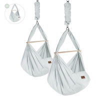 2 x Federwiege AirGrey mit Deckenbefestigung und...